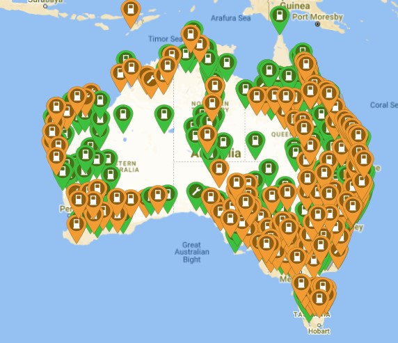 Plugshare charger map