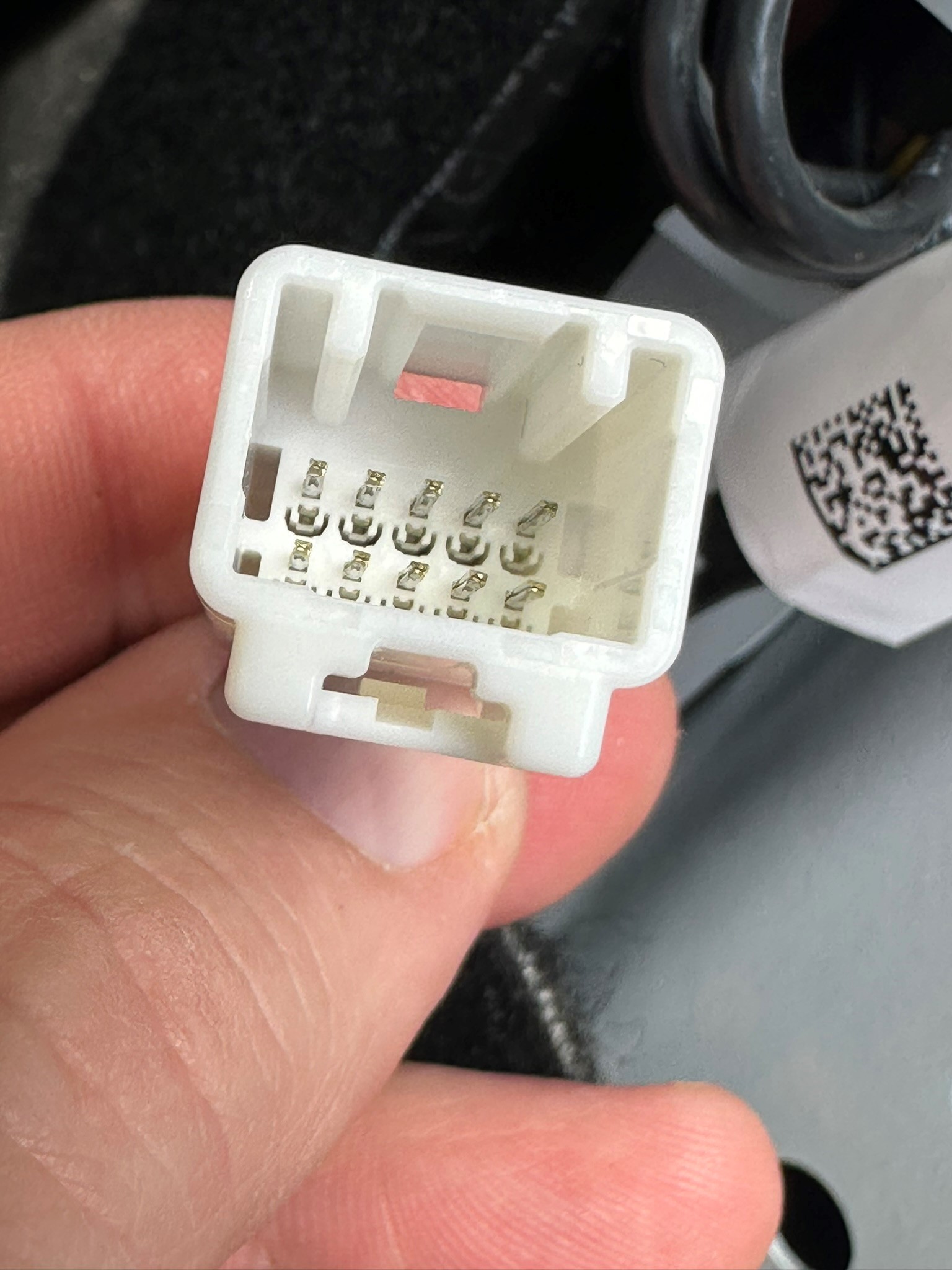 White Plug Pins