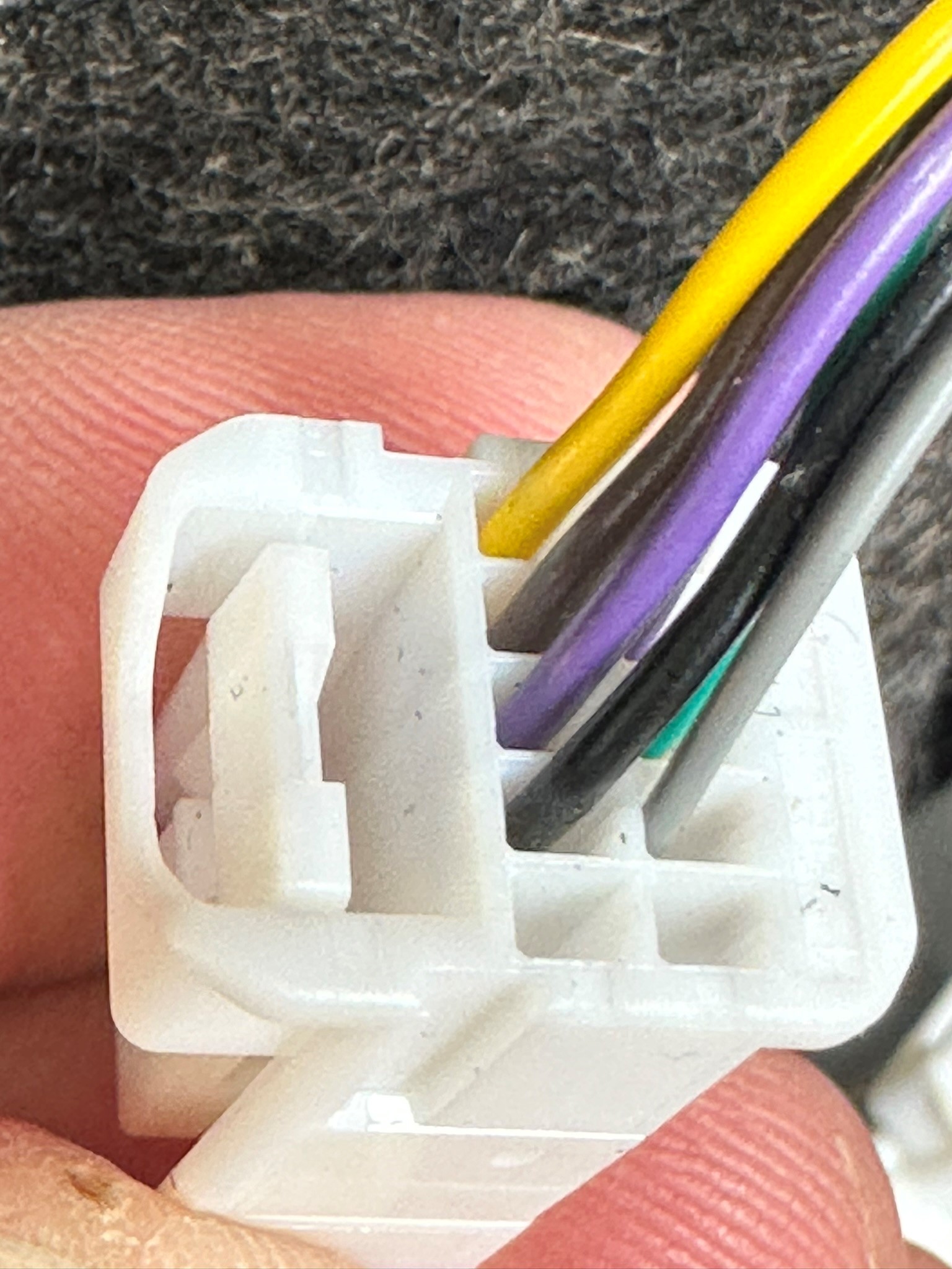 White Plug Pins