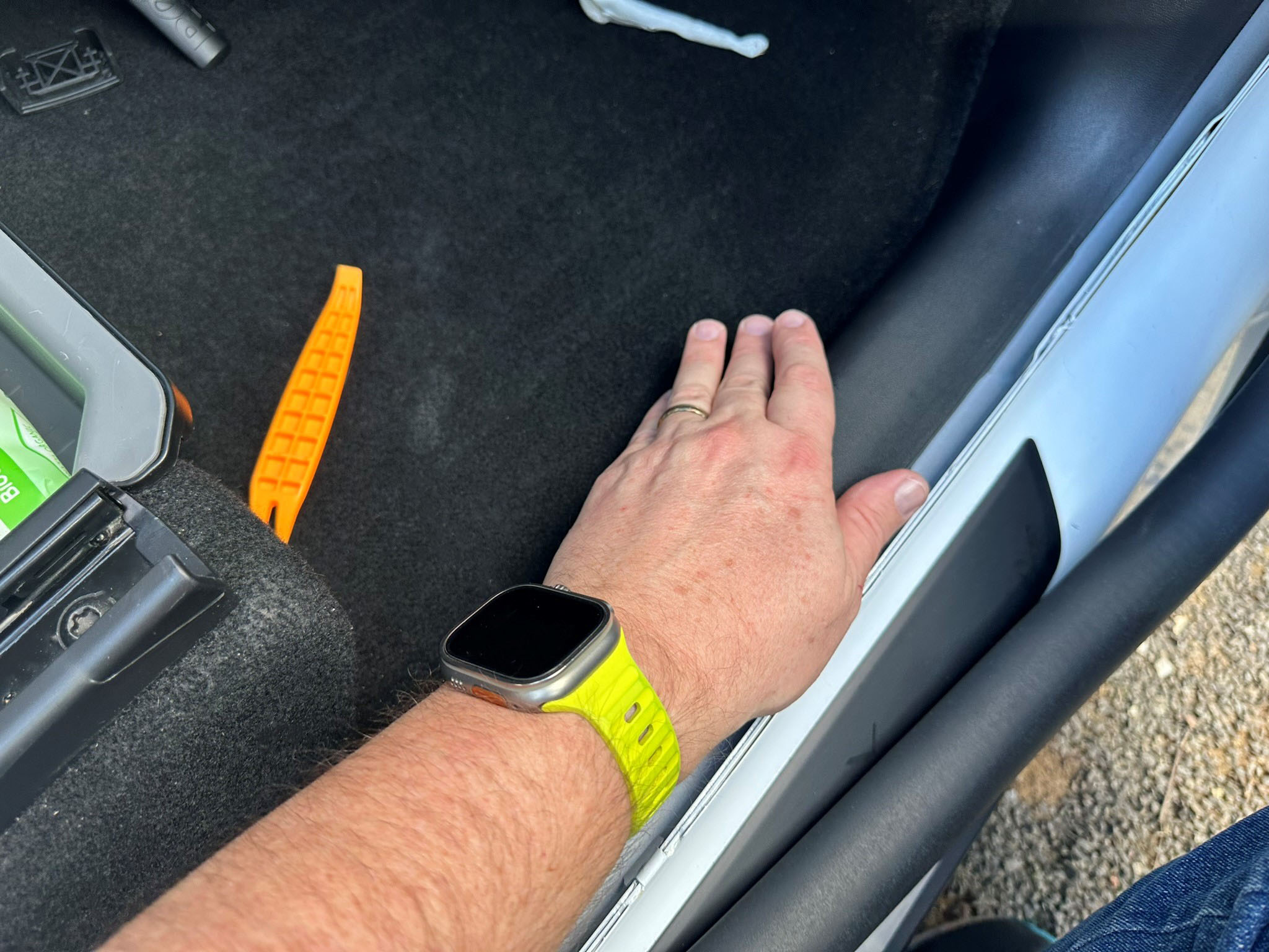 Put the plastic back in place