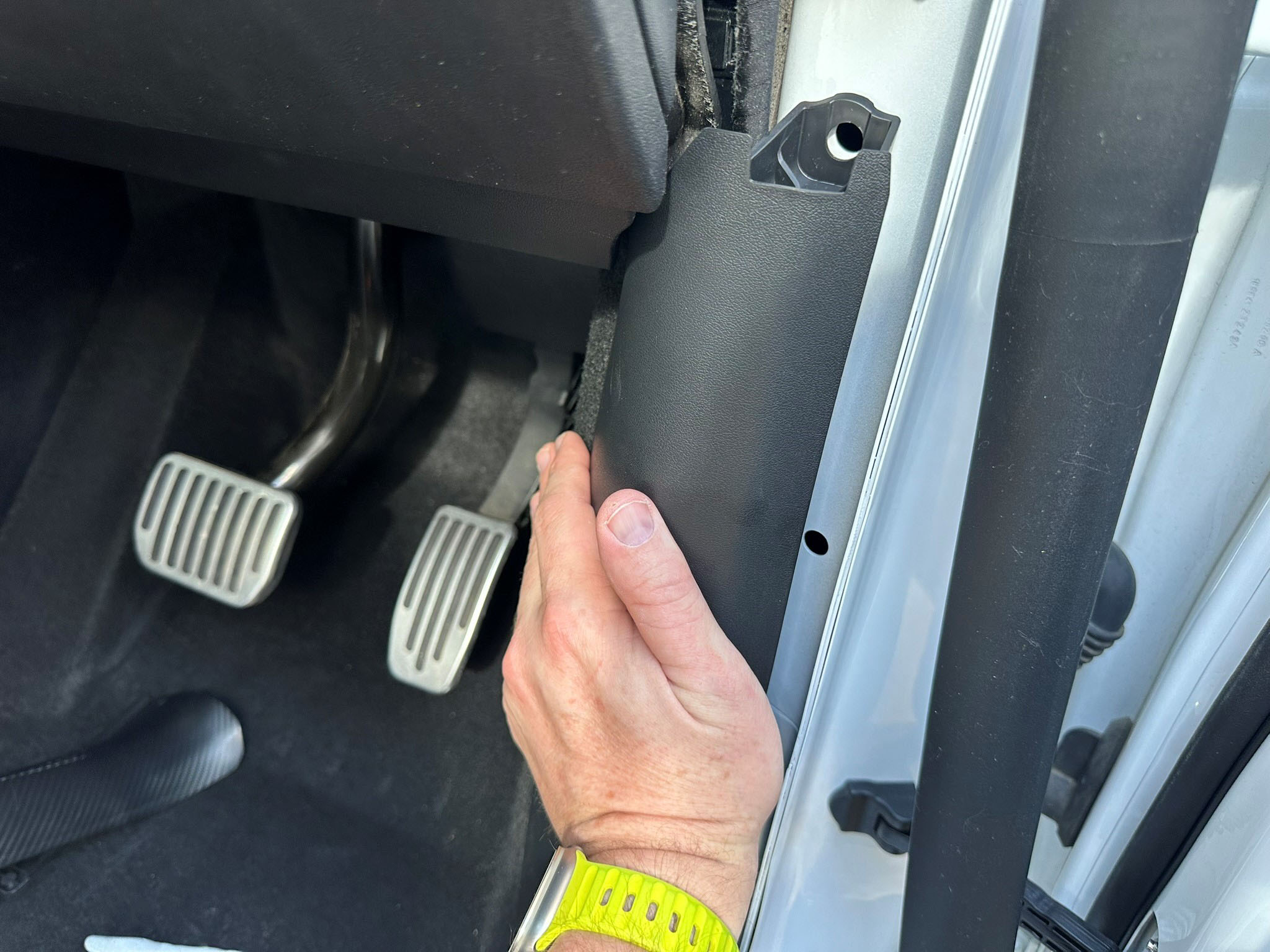 Put the plastic back in place