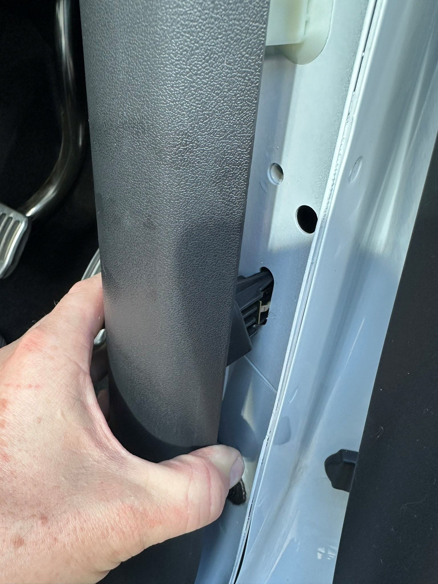 Put the plastic back in place