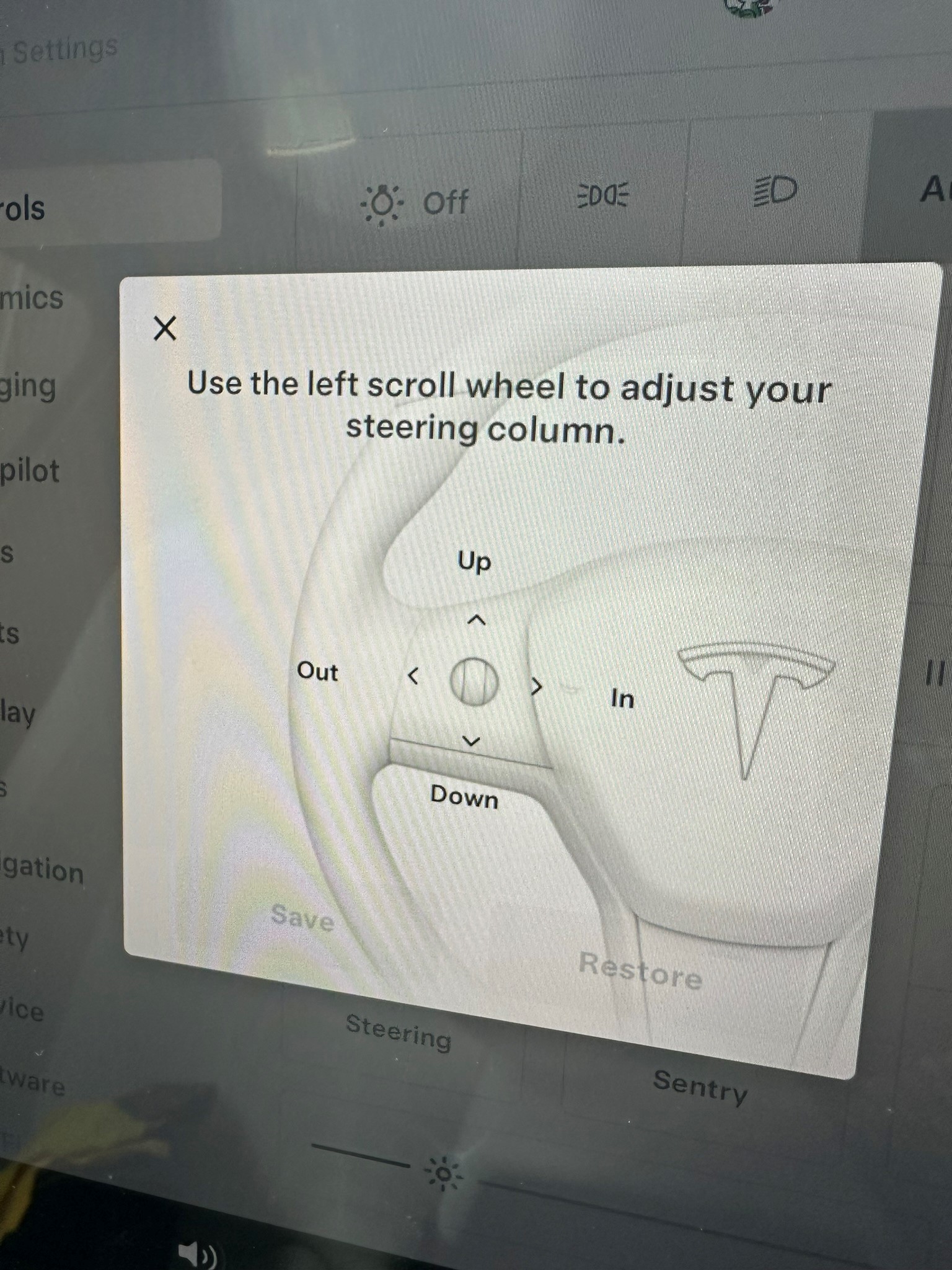 Move Wheel Forward