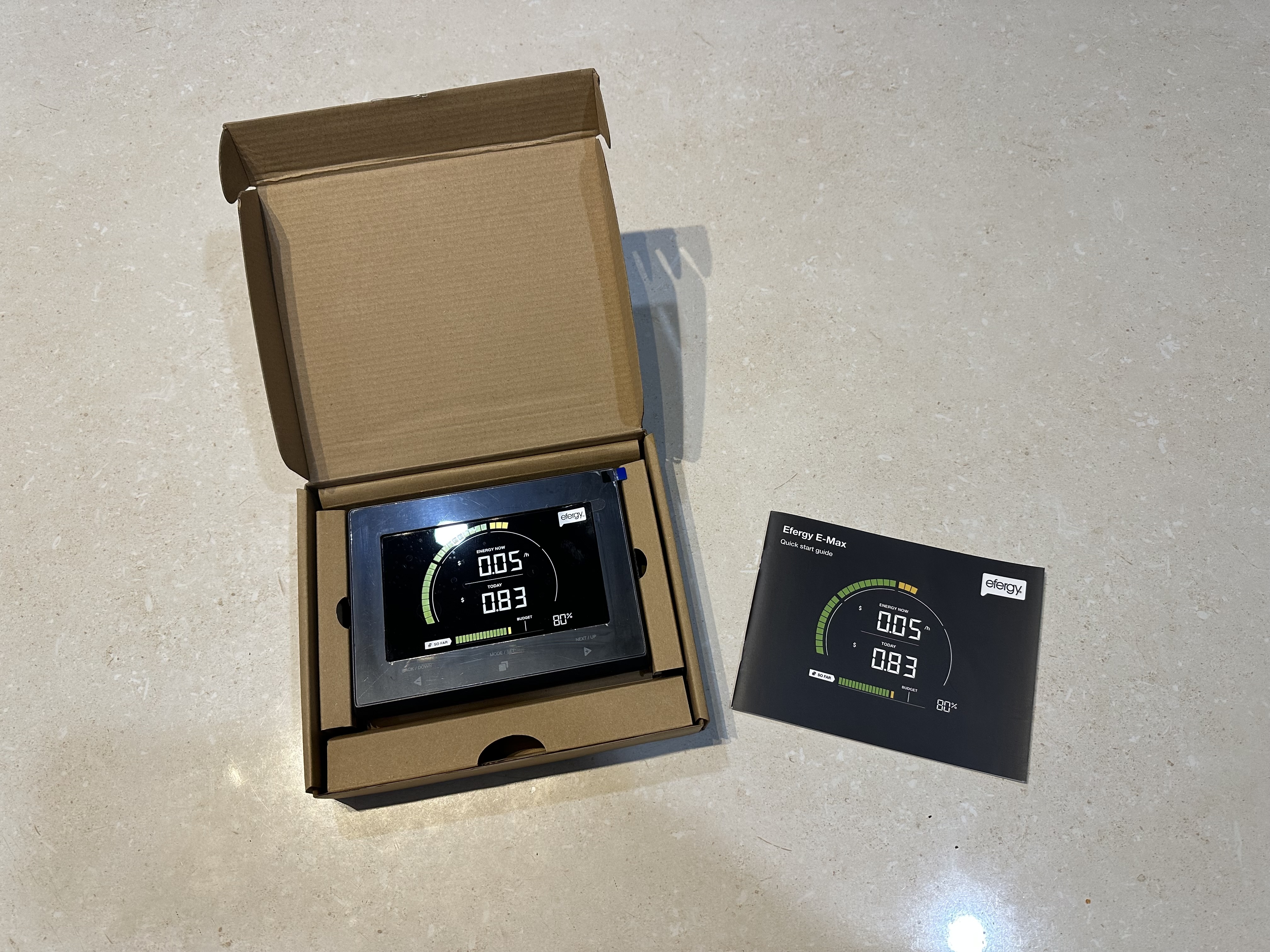 Screen inside a box
