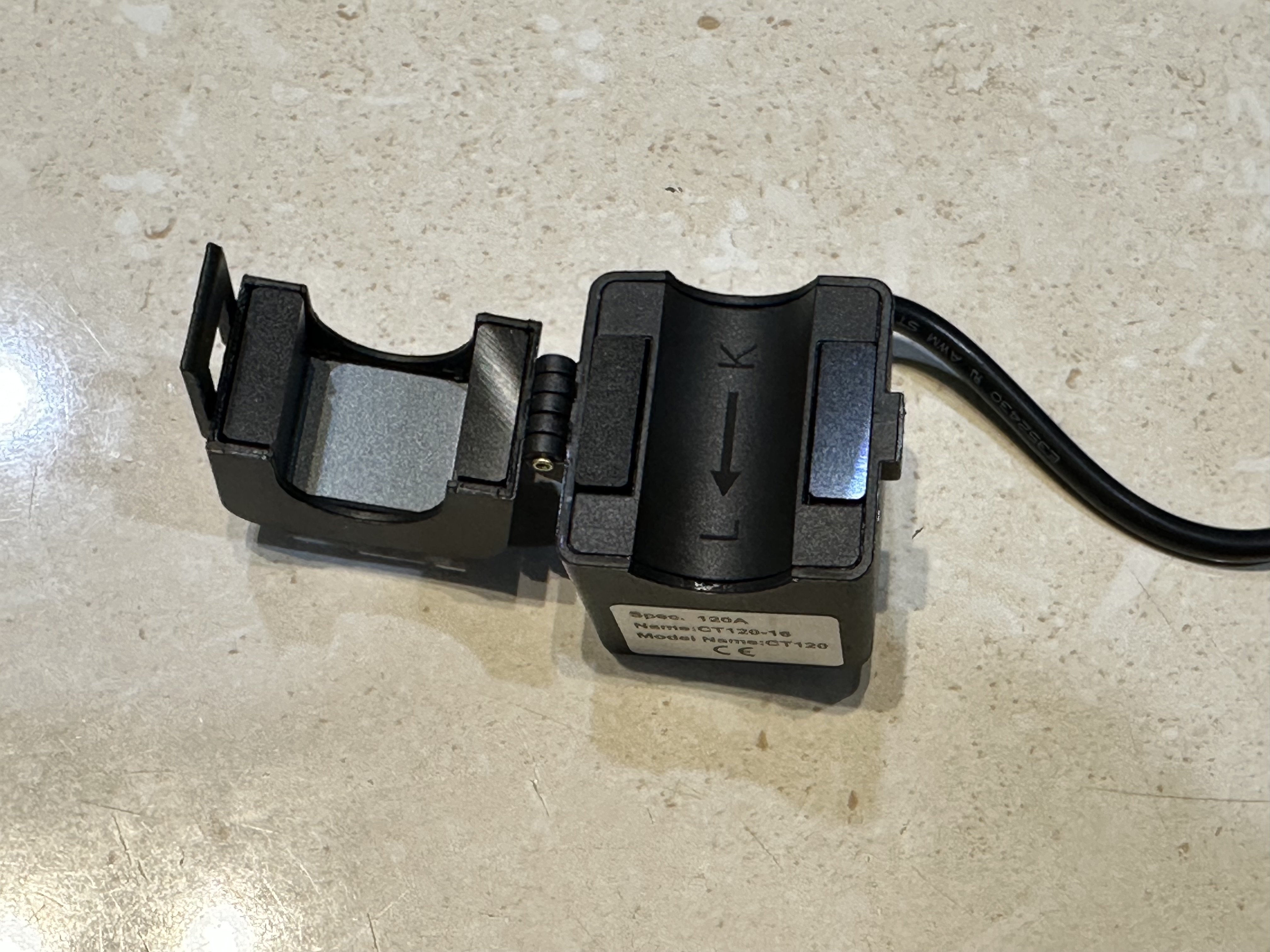 Power clamp open