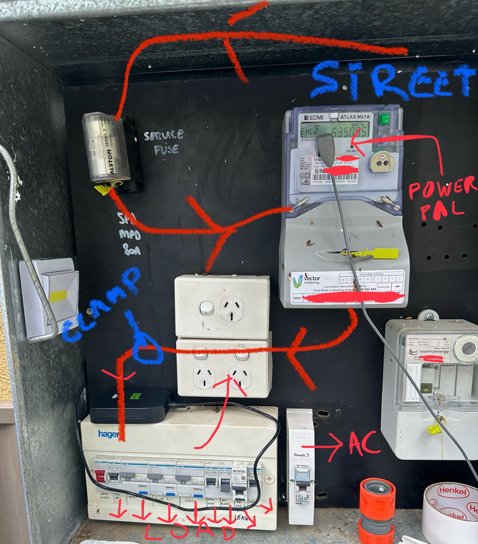 Our power box wiring diagram