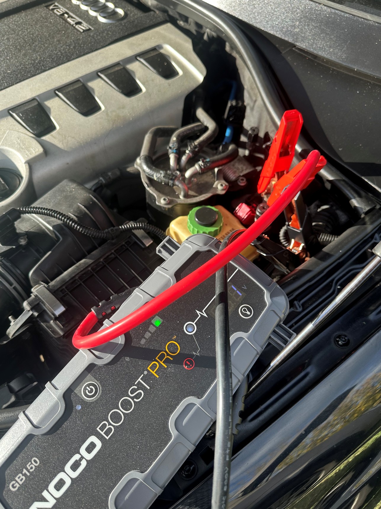 Audi 2.4L wiht a Dead Battery