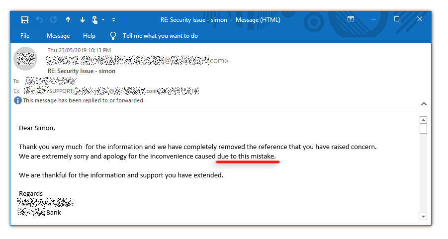 Dear Simon,
Thank you very much for the information and we have completely removed the reference that you have raised concern.
We are extremely sorry and apology for the inconvenience caused due to this mistake.
We are thankful for the information and support you have extended.