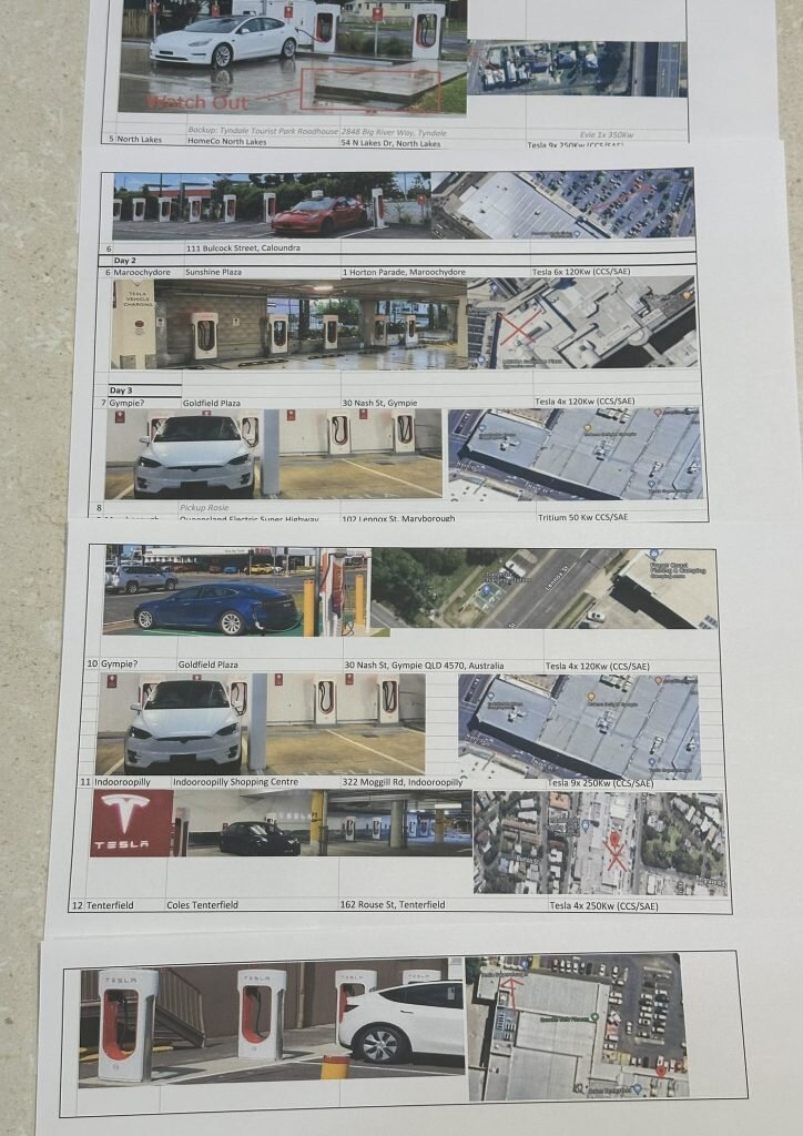 Plugshare map print out