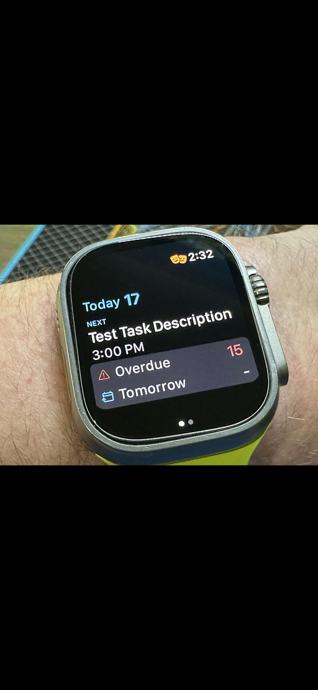 2Do Apple Watch Alert