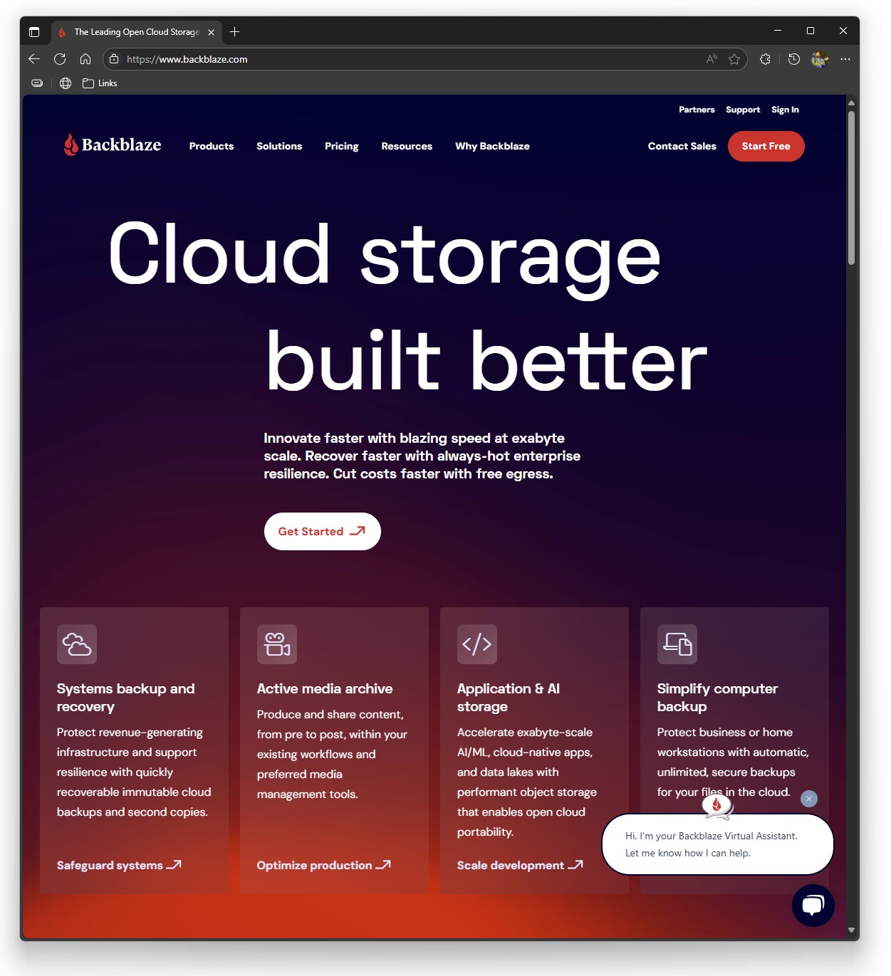 Backblaze Website