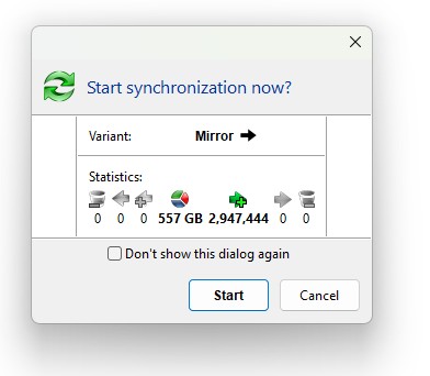 FreeFileSync Sync?